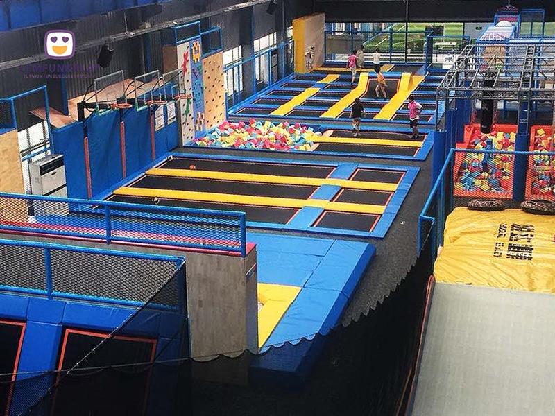 Comprehensive Trampoline Park built by Lemfun&play has become a popular local attraction