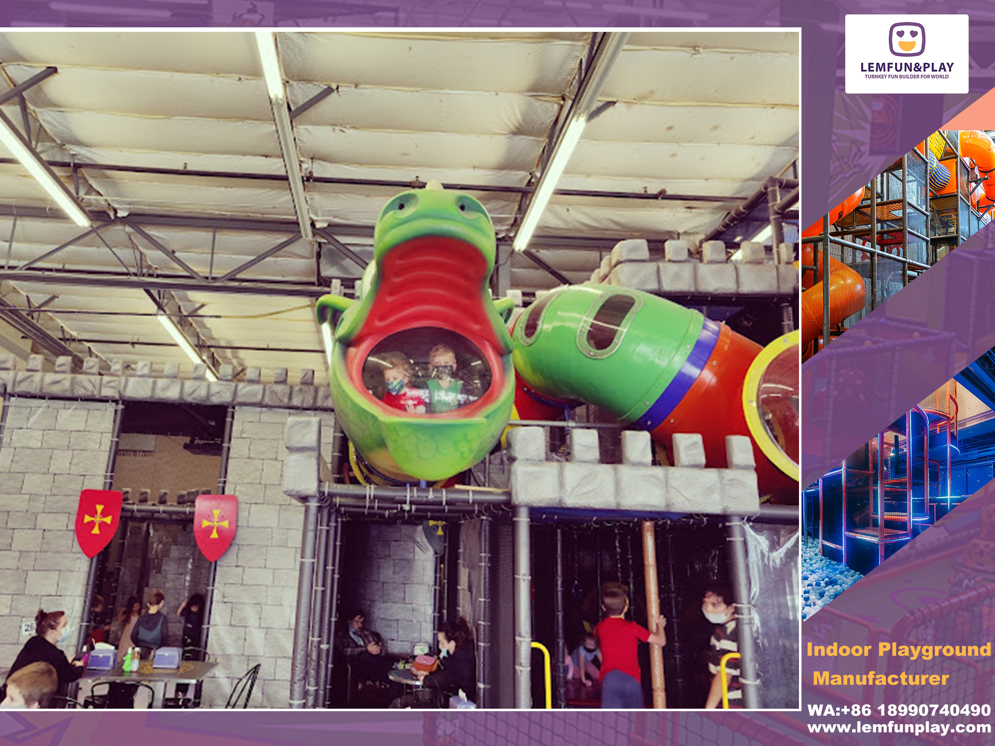 large indoor playground equipment