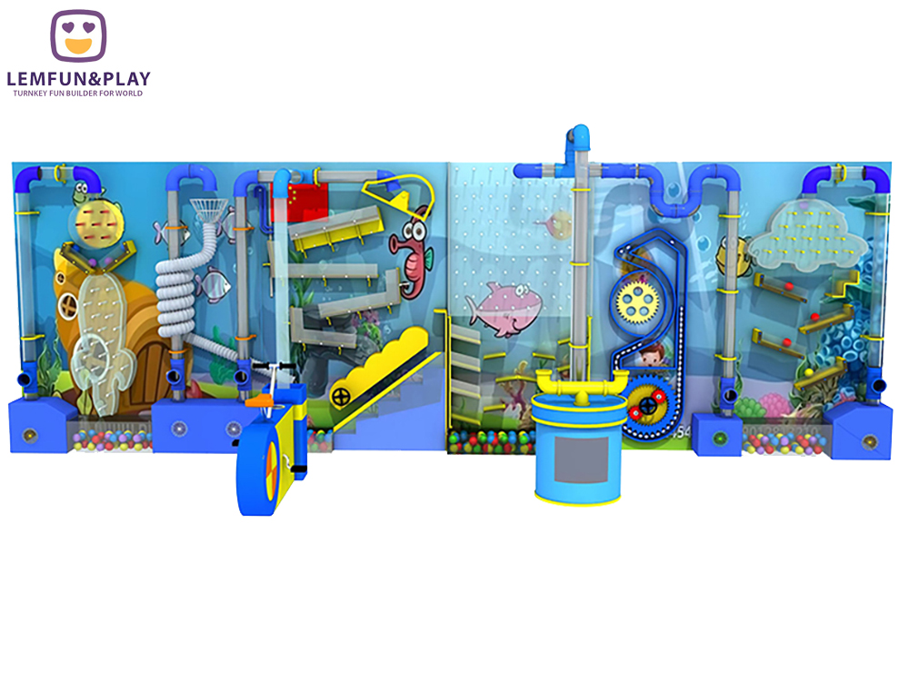 Space theme indoor playground Interactive game wall