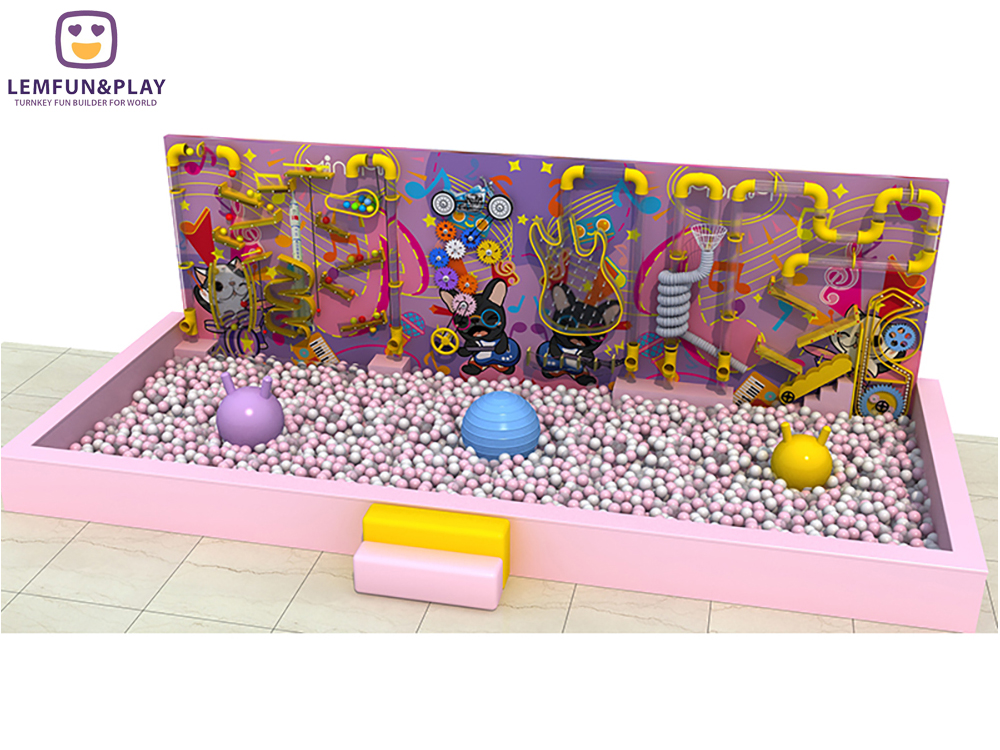 Space theme indoor playground Interactive game wall