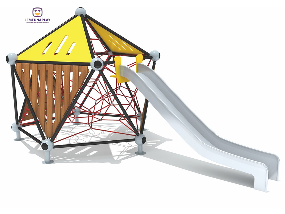 Outdoor Playground Rope Play structure