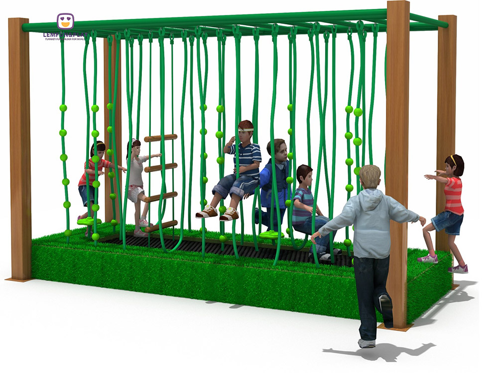 Outdoor Playground Rope Play structure