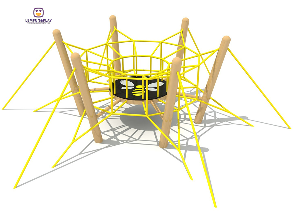 Outdoor Playground Rope Play structure