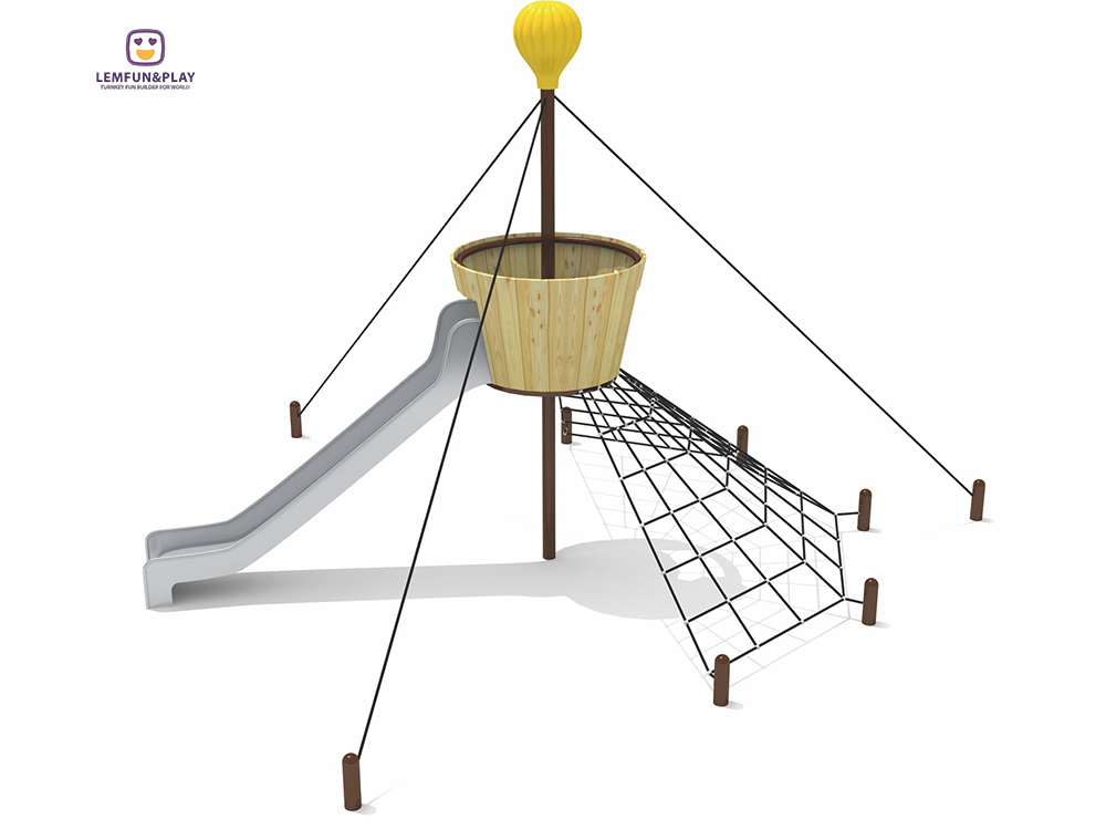 Outdoor Playground Rope Play structure