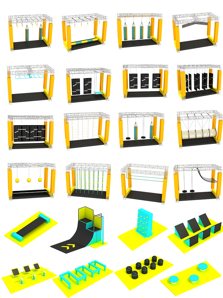 trampoline park setup cost