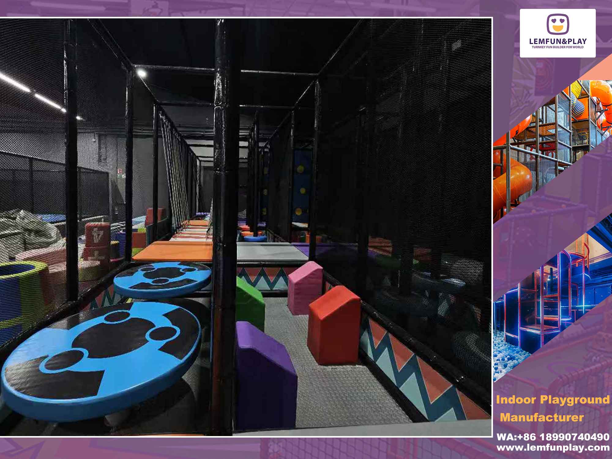 commercial indoor trampoline equipment