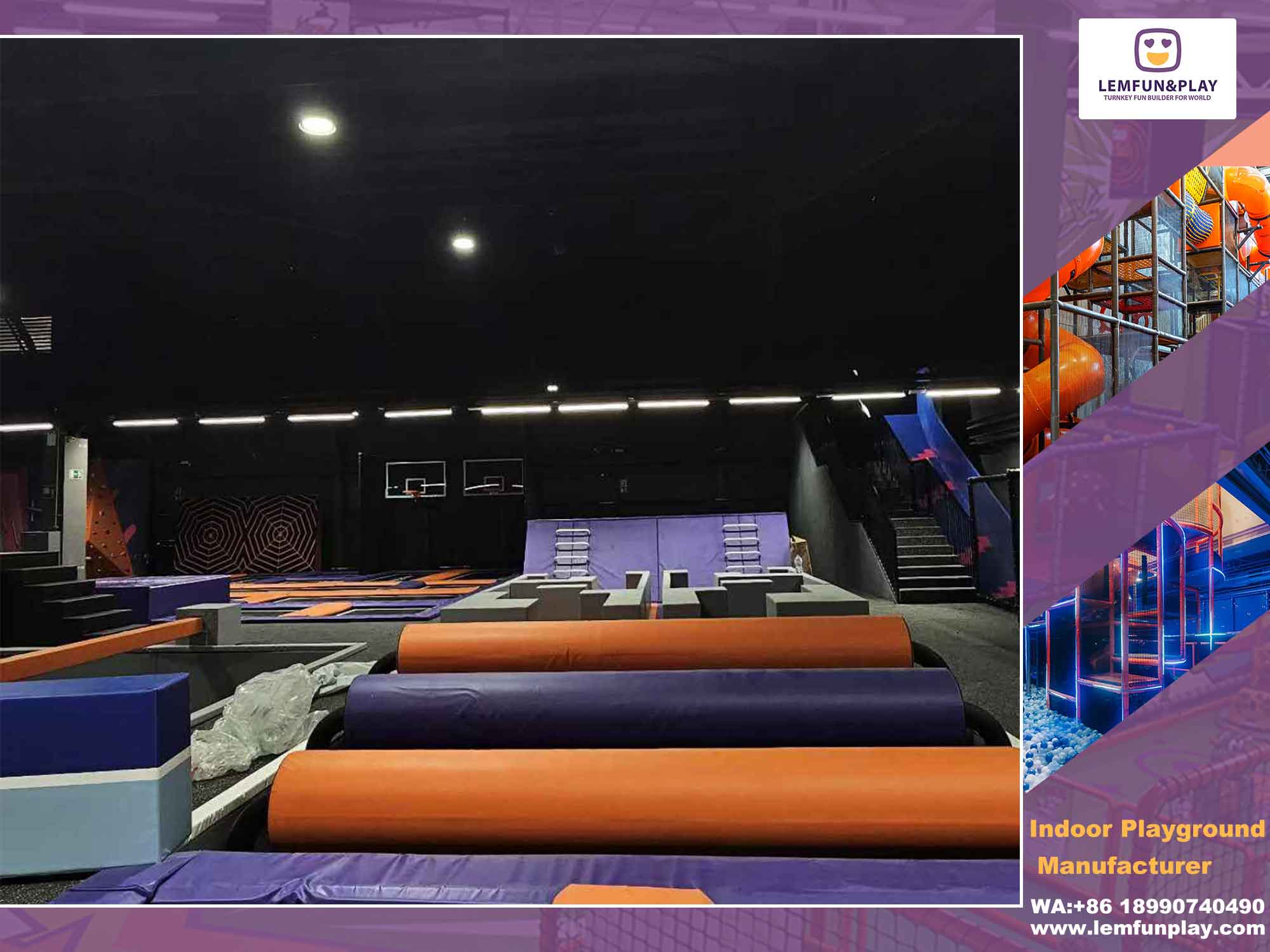 indoor trampoline park manufacturer