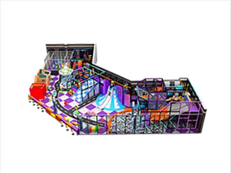 large children's indoor amusement trampoline park