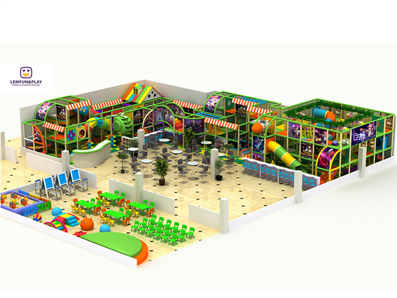 Enjoyable commercial indoor playground with unique design for kids LM-003