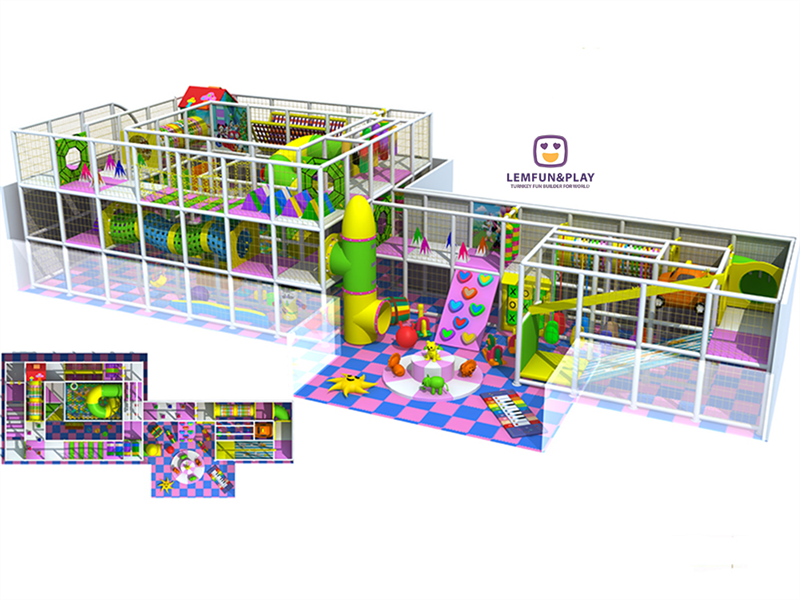 Large Commercial Indoor Playground With Favorable Price For Kids LM-018