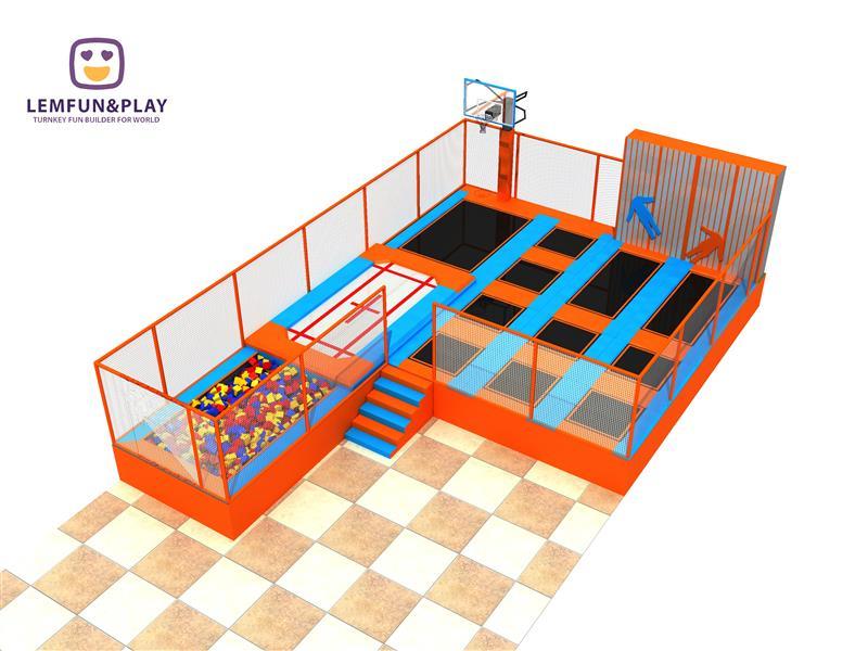 New Design Commercial Trampoline Park Kids Play Area 