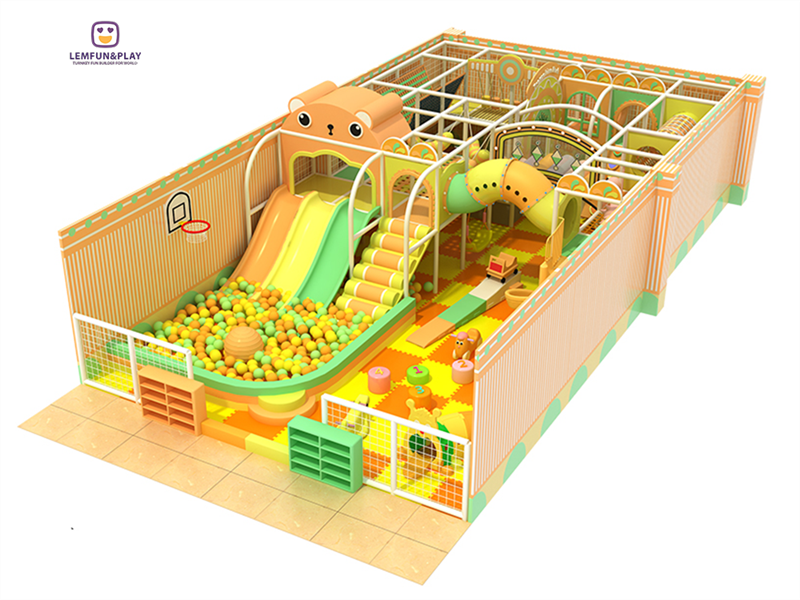 Customized Kids Indoor Playground With Animal Theme For Commercial Park 