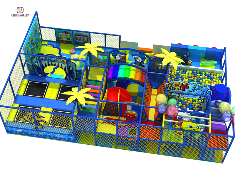 Ocean Themed Kids Indoor Playground Under Good Price LM-070