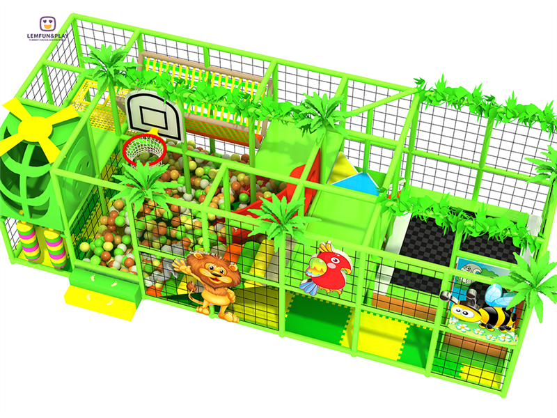 Impressive High Quality Indoor Playground With Ball Pit LM-073