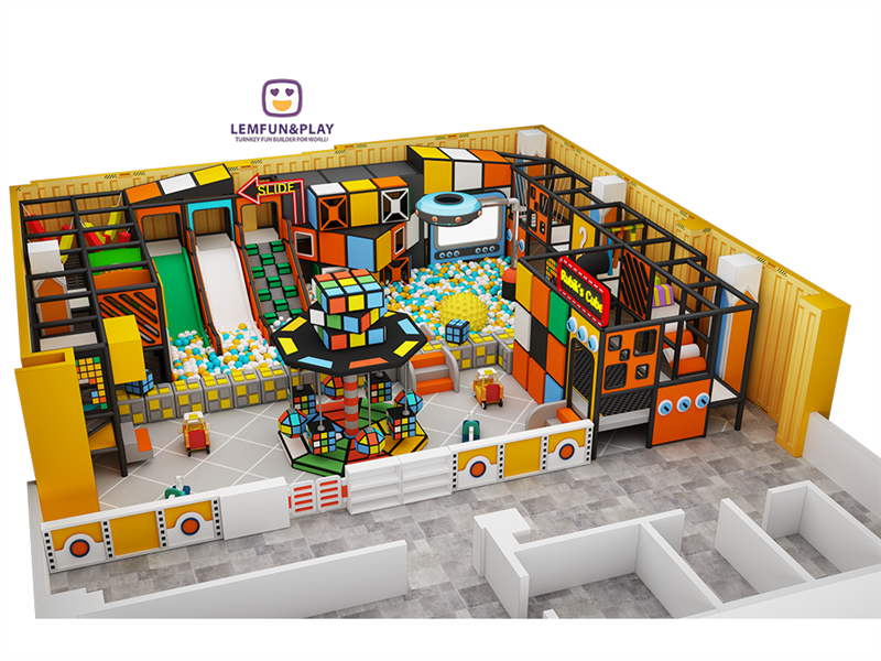 Joyful Kids Play Area Indoor Playground For Commercial Park LM-078