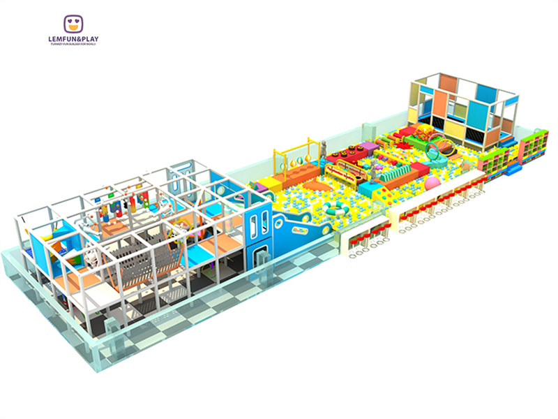 High Quality Kids Indoor Playground With Creative Ball Pit For Sale LM-088