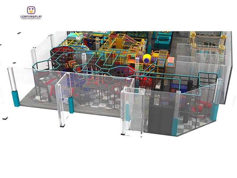 Big Area Indoor Playground With Acceptable Price LM-107