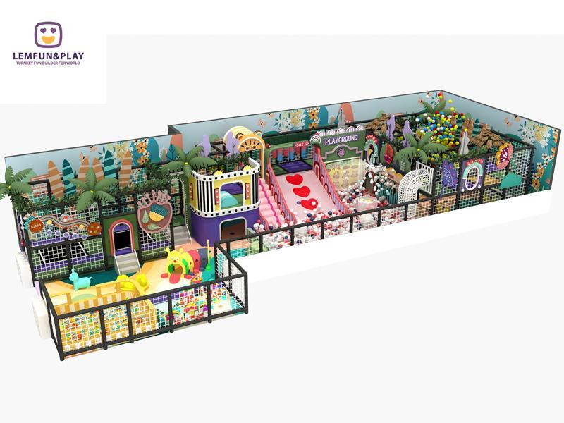 Exclusive Customized Indoor Playground Suitable For All Age Groups LM-113