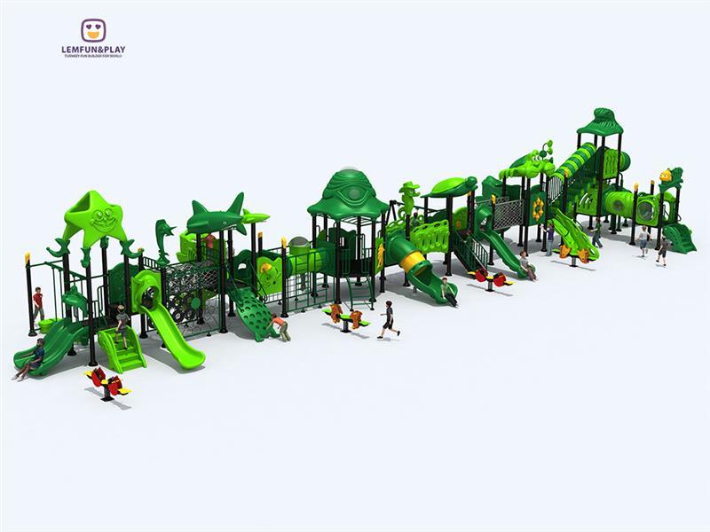 High Quality Ocean Themed Playground Outdoor Play Set For SaleLM-ZN030