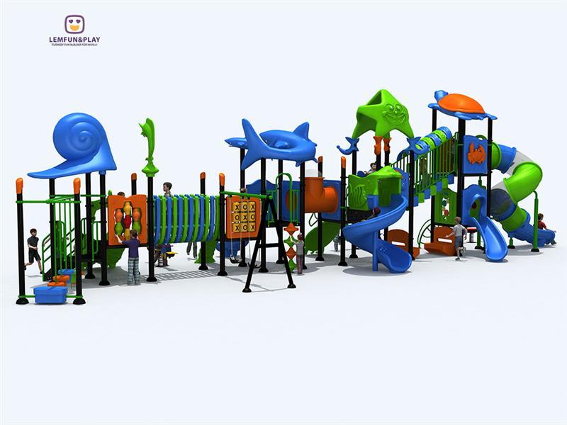 Newest Design Outdoor Playground  With Favorable Price LM-ZN050