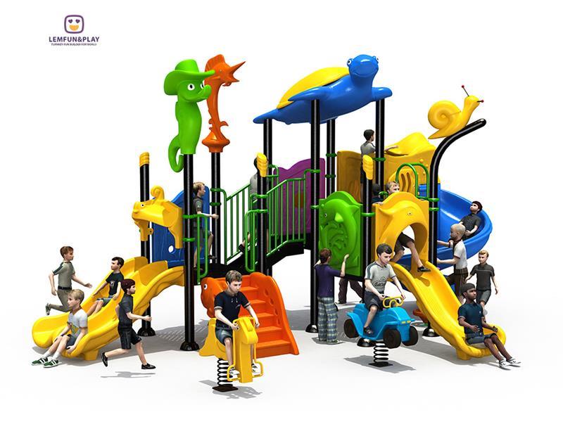 Innovative Kids Outdoor Play Combination For Commercial Playground LM-ZN061