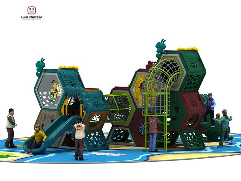 Well Design Children Play Set Playground With Nice Price LM-ZN079