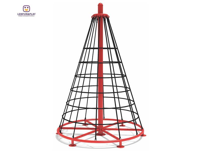 Enjoyable Outdoor Playground With Safe Climbing Net For Amusement LM-PP023