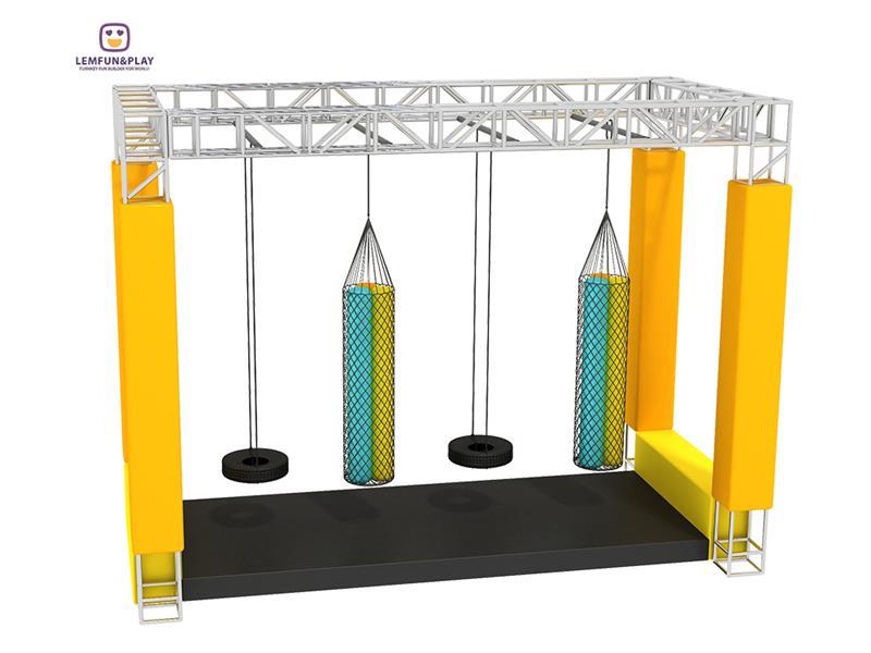 Commercial Indoor Ninja Warrior Obstacle With Discount For Sale