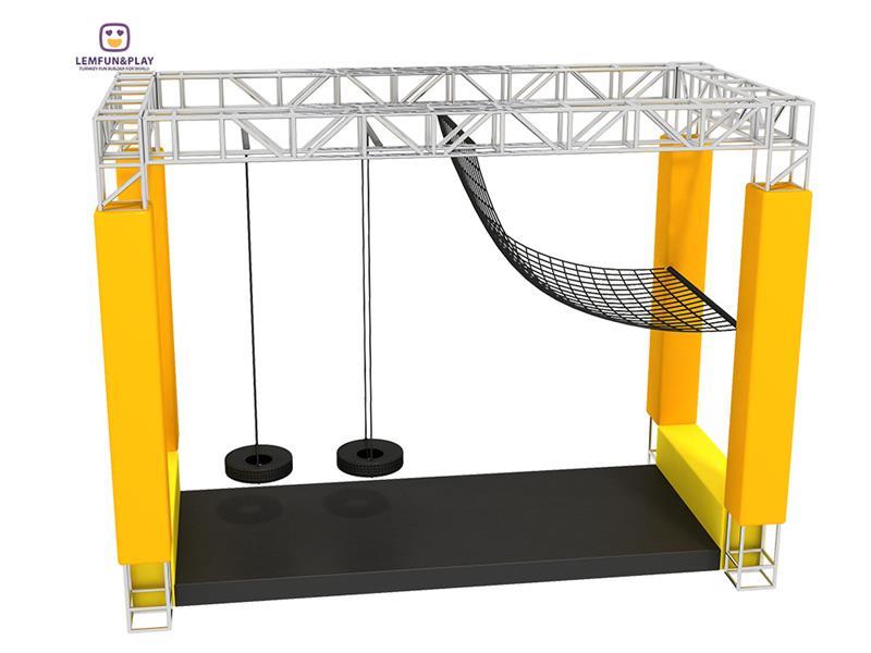 Exciting Ninja Warrior Indoor Playground Equipment For Party