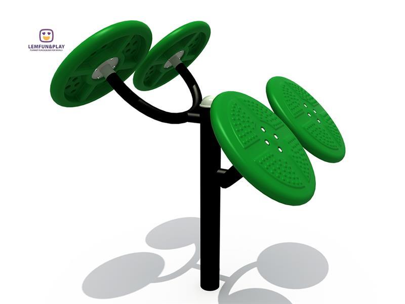 Seniors Use Double Taichi Exercise Machine Outdoor Gym Equipment On Sale