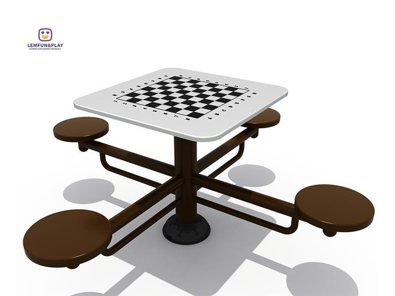 Unique Design Outdoor Chess Table For Amusement Park