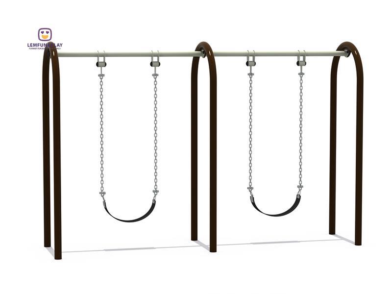 Well Design Double Swing Outdoor Playground With Low Price 