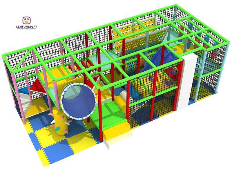 Latest Colorful Indoor Playground With Various Play Items For Kids