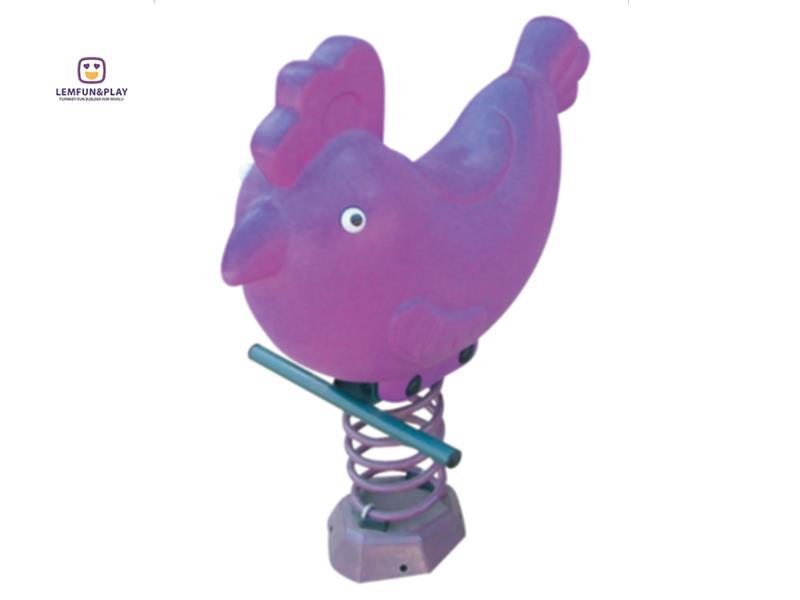 Hot Sale Colorful Bird Shaped Spring Rider For Kids