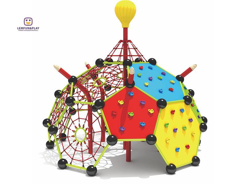 Joyful Rope Play Set Climbing Structure Commercial Outdoor Playground