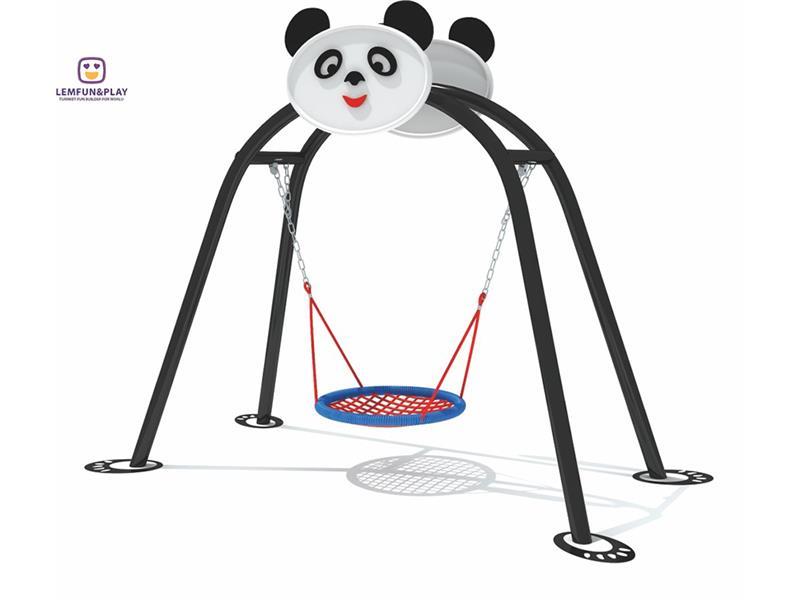 TUV approved outdoor swing equipment for public park