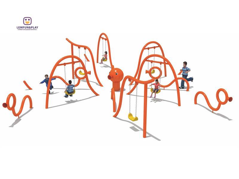 Interesting Swing Equipment Of Outdoor Play Structure For Sale