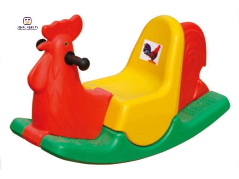 Colorful Kids Indoor Rocking Horse With Various Design For Urban Park