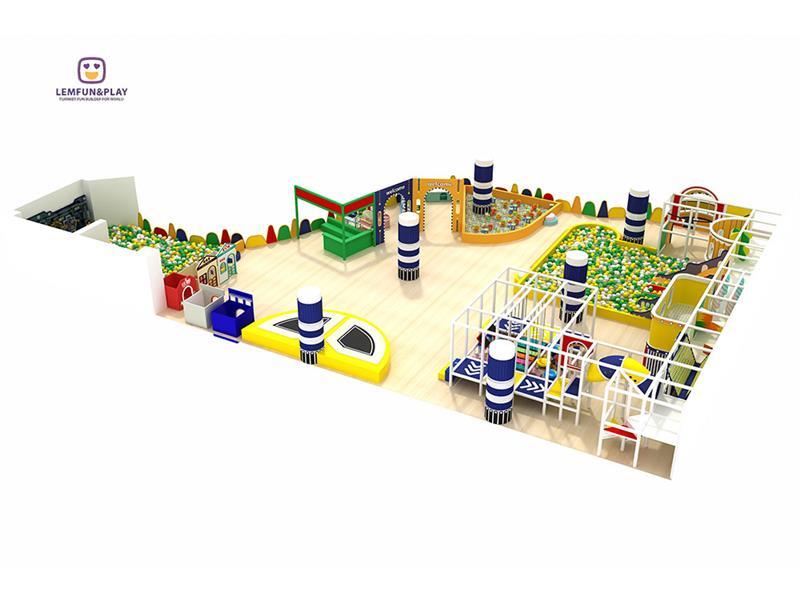 Large Kids Indoor Playground Maze Play with Sand Pool for Sale