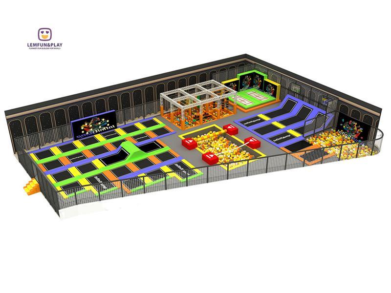 Latest Indoor Trampoline Park with Exciting Foam Pit Trampoline for Sale