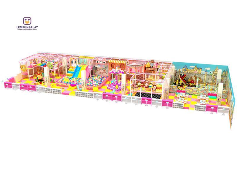 Candy Themed Kids Indoor Playground Equipment Indoor Play Center for Sale