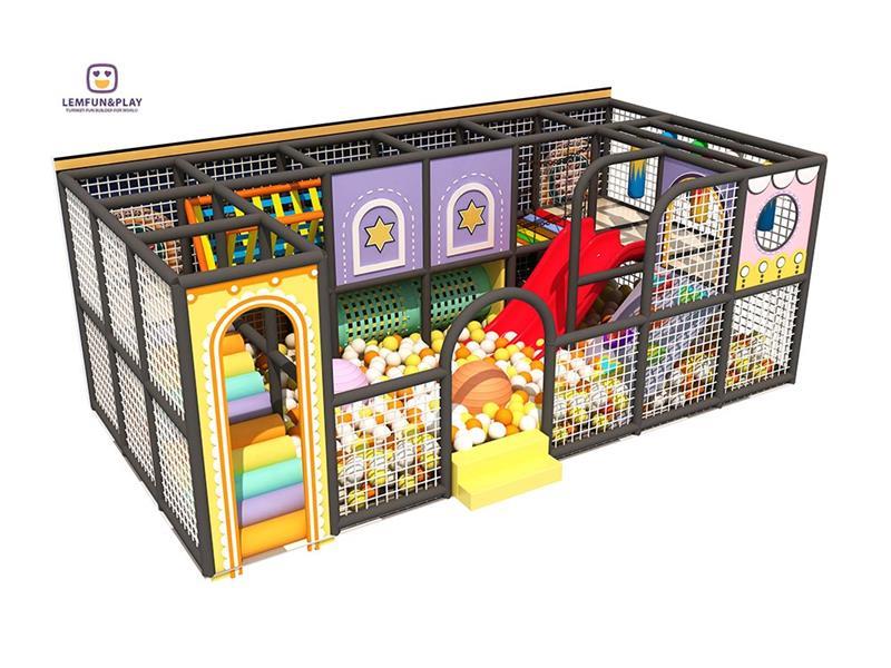 Simple Kids Indoor Playground Equipment With Ball Pit for Sale
