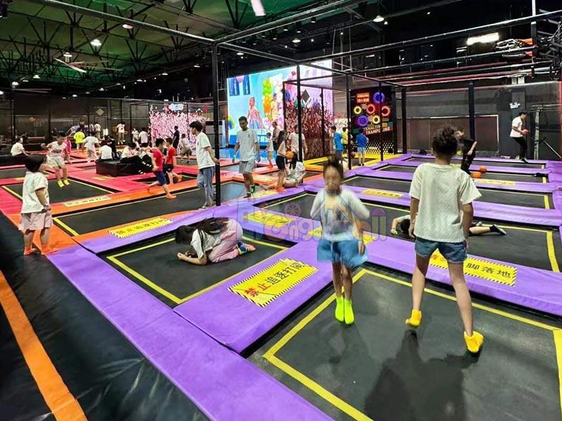 Hot Sale Indoor Trampoline Park with Various Game Equipment for Business