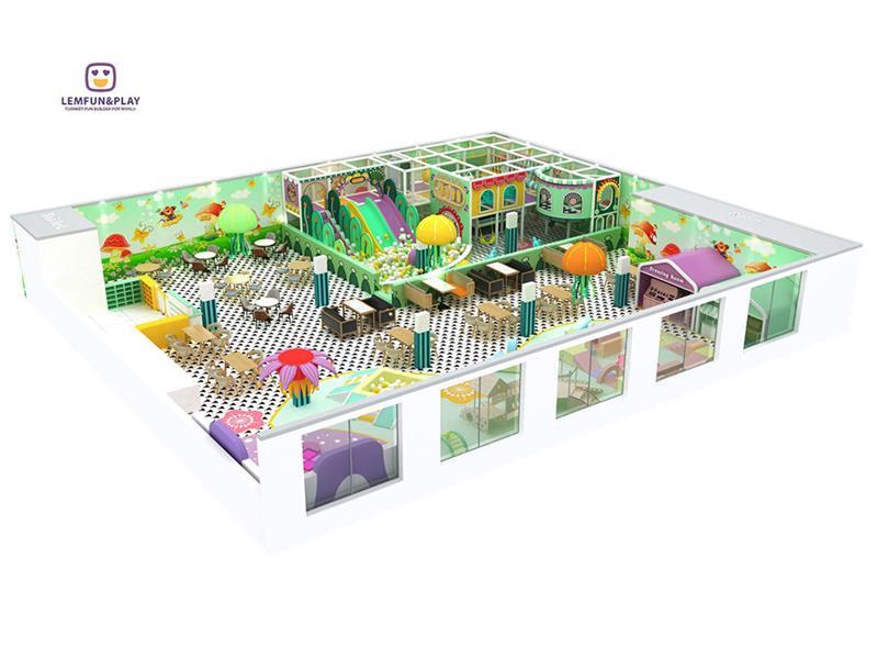 Prominent Kids Indoor Playground Equipment With Large Rest Area for Sale