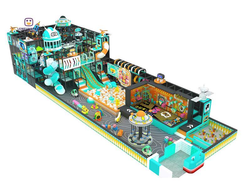 Newest Kids Indoor Play Center Equipment With Space Themed for Sale