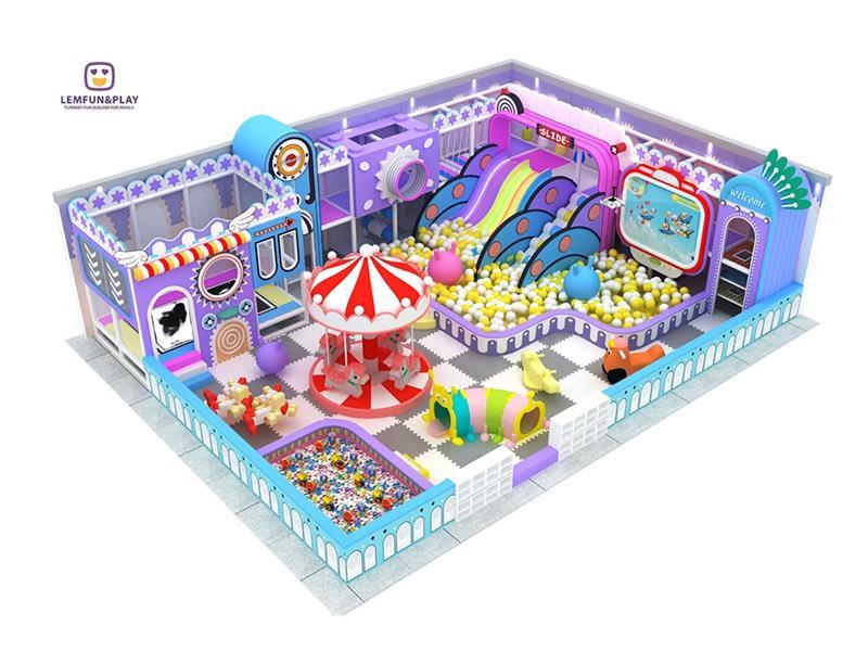 Vivid Macaroon Wonderland Kids Indoor Playground for Sale