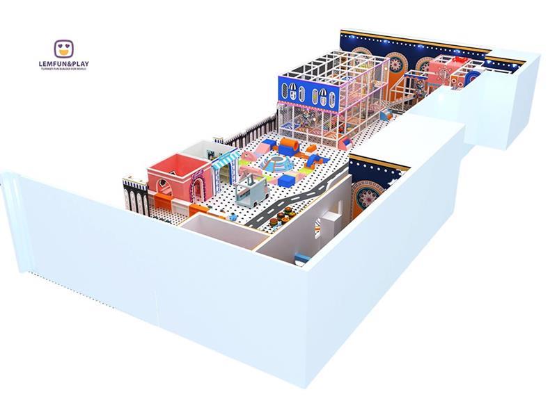 Brand New Themed Kids Indoor Playground Equipment with Kids Play House for Sale